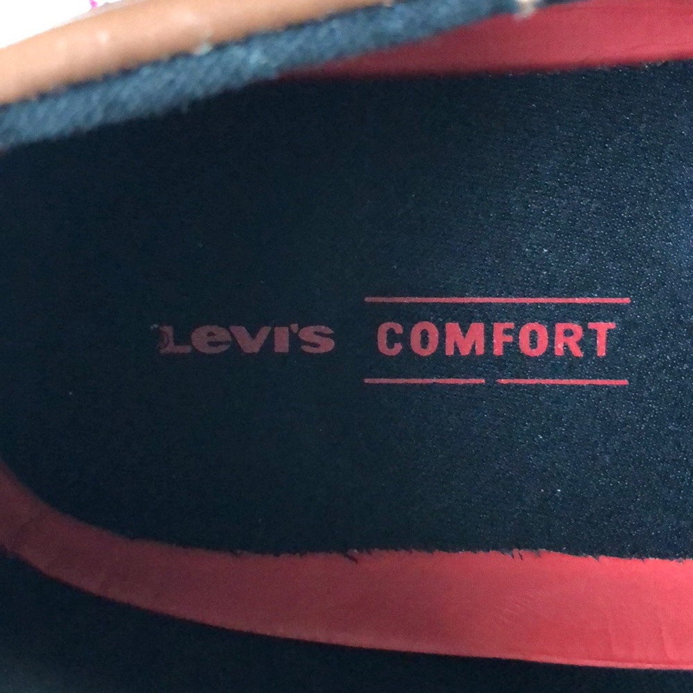 NEW Levi’s Comfort Navy Canvas Loafer Shoe - Picture 3 of 8